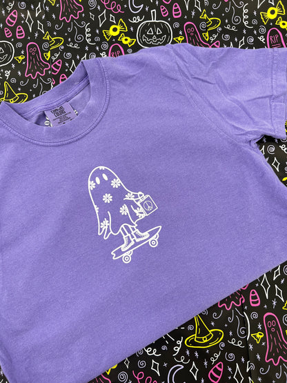 Ghostie Short Sleeve Tee - Violet