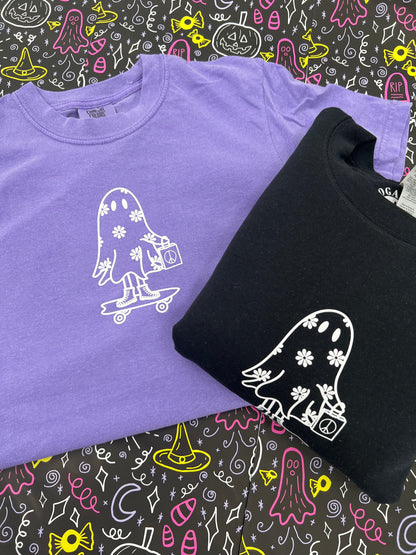 Ghostie Short Sleeve Tee - Violet