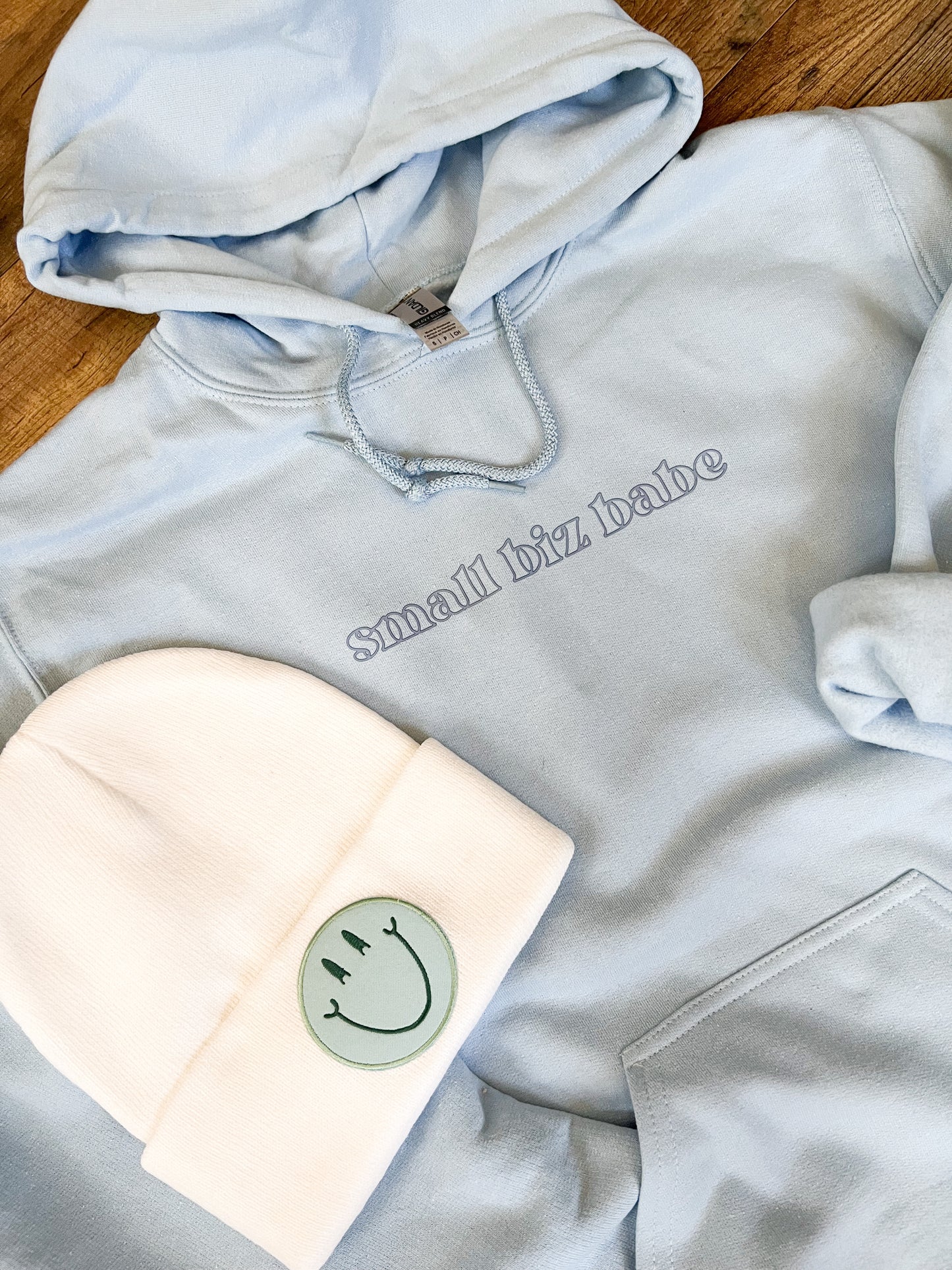 Small Biz Babe Blue Sweatshirt