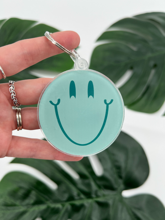 Smiley Face Keychain