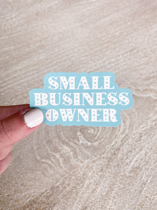 Small Business Owner Sticker (Star Studded)