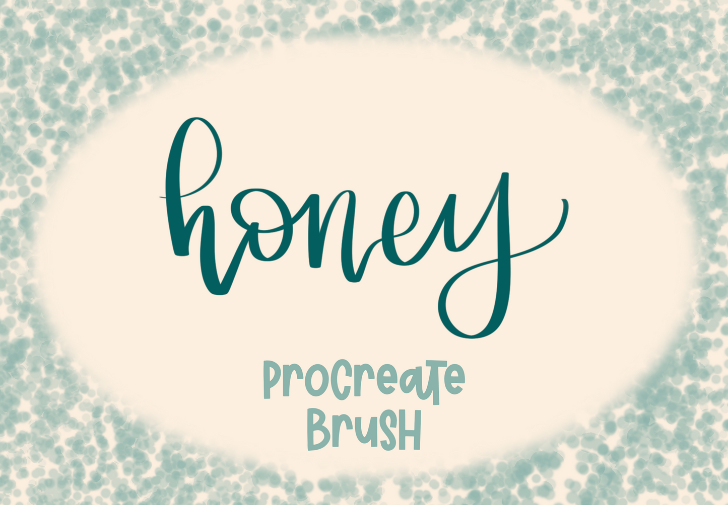 Honey procreate brush