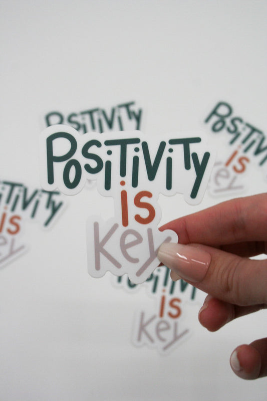 "Positivity is Key" Sticker