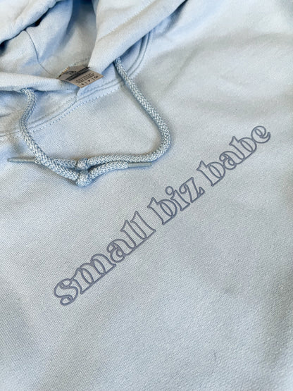 Small Biz Babe Blue Sweatshirt