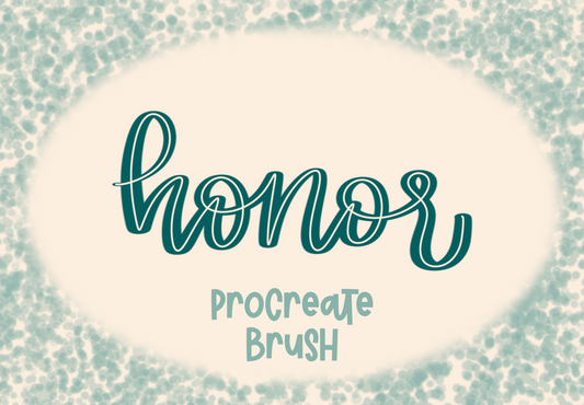 Honor Procreate Brush